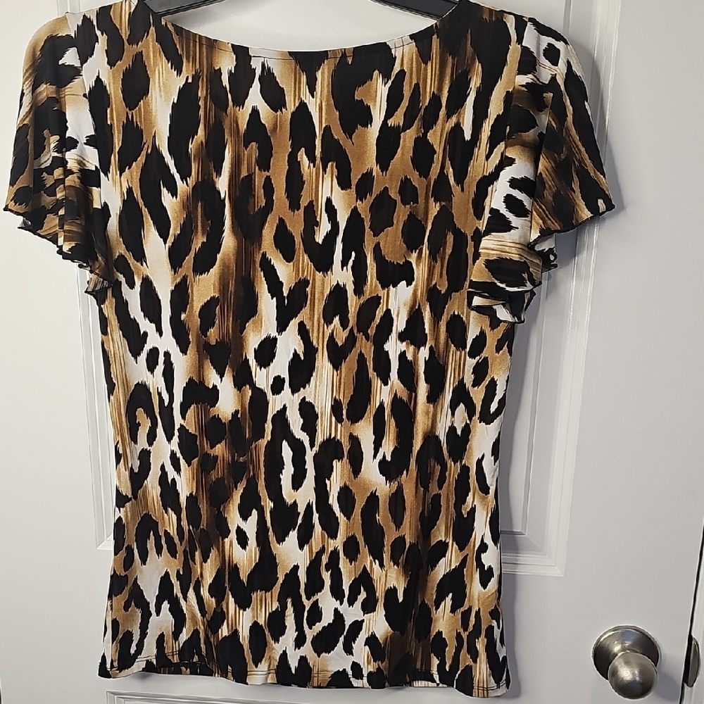 Grace Elements Animal Print‎ Blouse - Picture 3 of 5